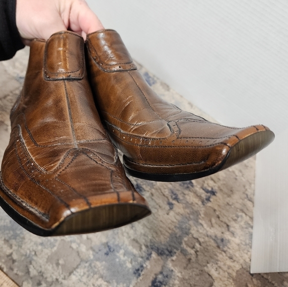 Giorgio Brutini Brown Leather square toe boots. Men\'s size 7M main image 4